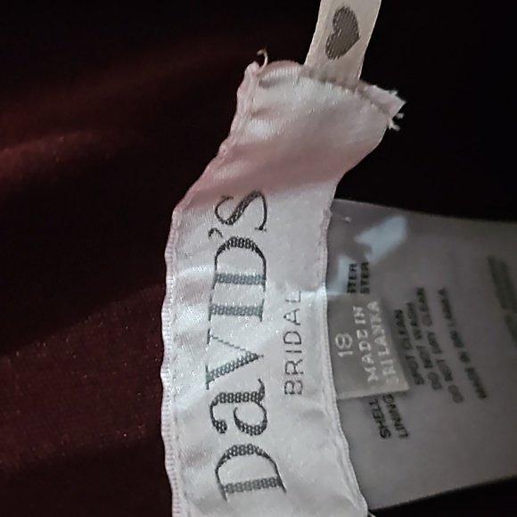 Bridesmaids dress. Wine color - Picture 3 of 7